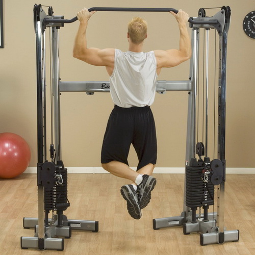 Упражнение на кроссовере угловом Body-Solid GDCC210